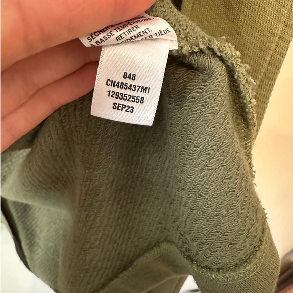 Caslon "NWT" Relaxed French Terry Blazer Green Sorrel Size XL - Picture 13 of 16